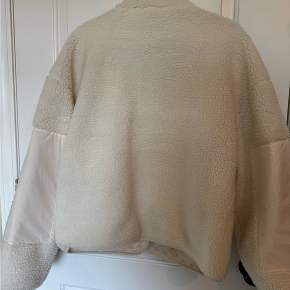 Fabletics Cream Teddy Jacket - Picture 2 of 3
